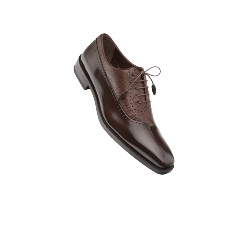 Men's Brown Mezlan Dress Lace Up Shoes Fashion Bal Oxford Postdam - Design Menswear