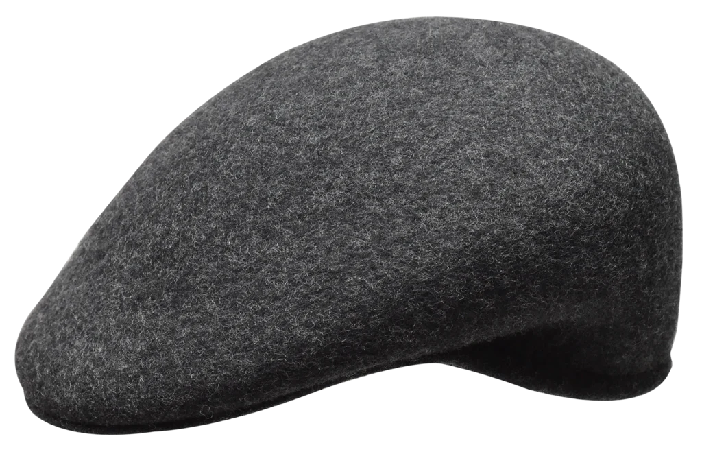 Bruno Capelo Men's Charcoal Wool Cap 100% Wool - Design Menswear