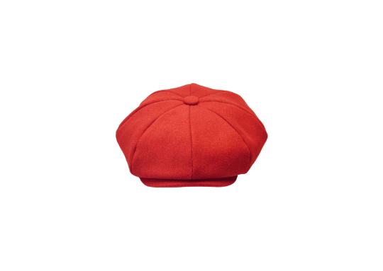 Bruno Capelo Men's Red Apple Hat 100% Wool - Design Menswear