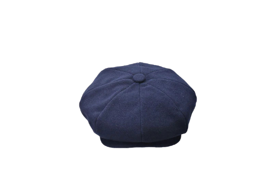 Men's dark blue apple hats bruno capelo blue wool apple hats - Design Menswear