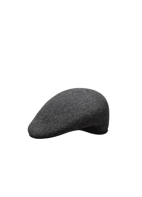 Bruno Capelo Men's Charcoal Wool Cap 100% Wool - Design Menswear