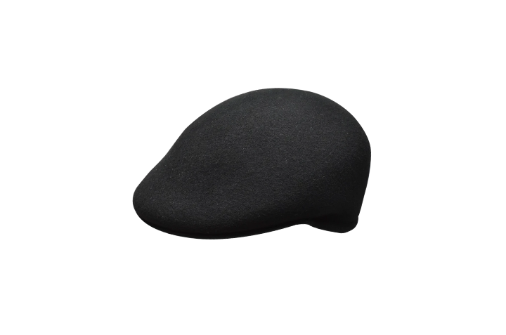 Tyson collections Men's black wool cap by bruno capelo wool hats - Design Menswear