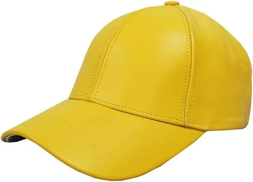 Men's and women's Leather caps 100% Genuine Leather Baseball Unisex Cap